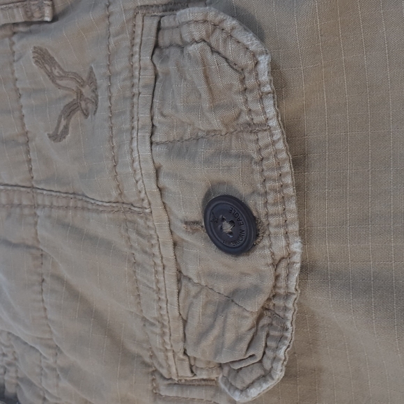 American Eagle RipStop Cargo Shorts Longer Length Size 28 - Picture 5 of 14